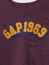 GAP Бебешки суитшърт с логото на GAP