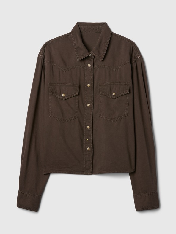 GAP Дънкова риза с изрязани ръкави Gap