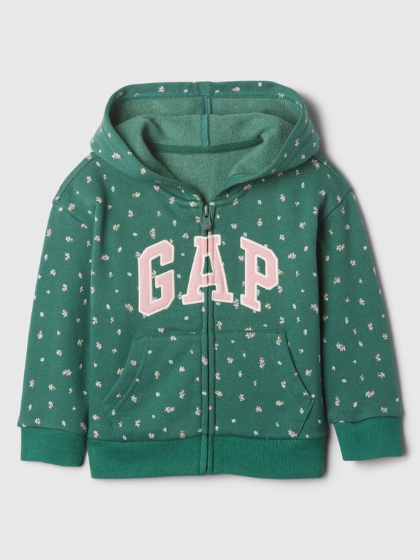 GAP Бебешки суитшърт с логото на GAP