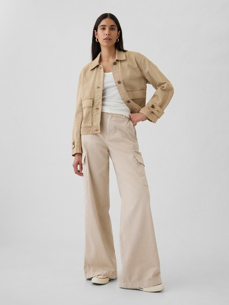 GAP Панталон с джобове Baggy Khaki Cargo GAP