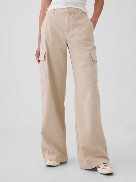 GAP Панталон с джобове Baggy Khaki Cargo GAP