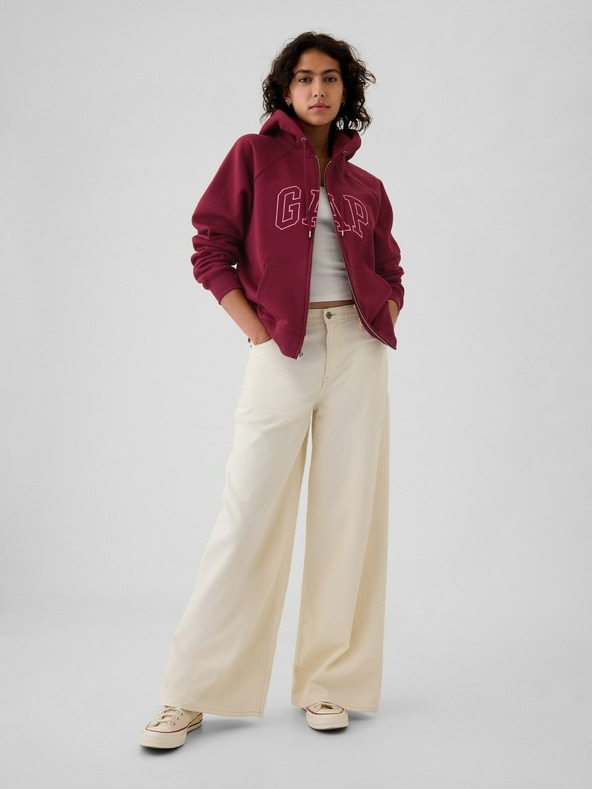 GAP Винтидж мек суитшърт с цип GAP