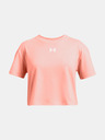 Under Armour Under Armour UA CROP SPORTSTYLE LOGO SS Тениска за момичета