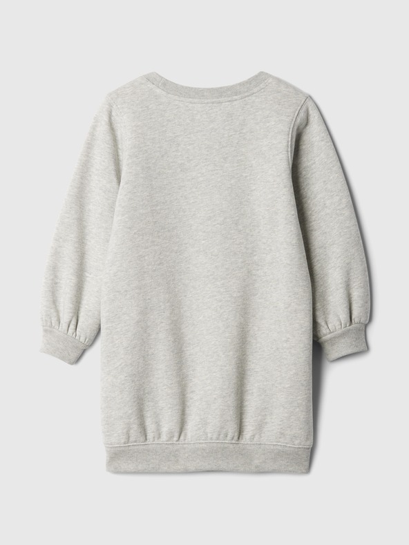 GAP Бебешка суитшърт рокля с лого GAP