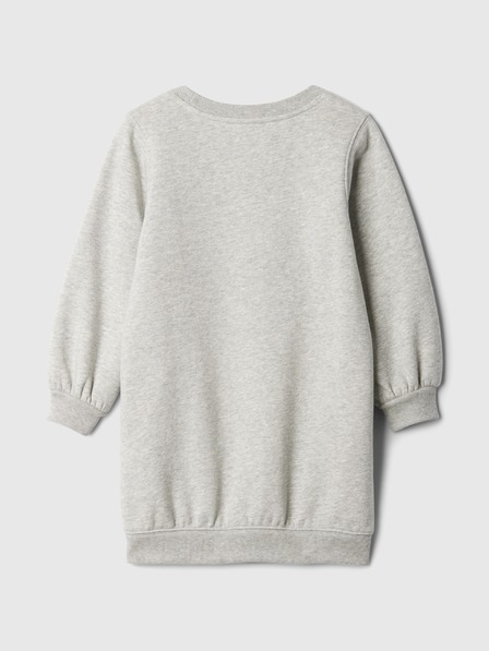 GAP Бебешка суитшърт рокля с лого GAP