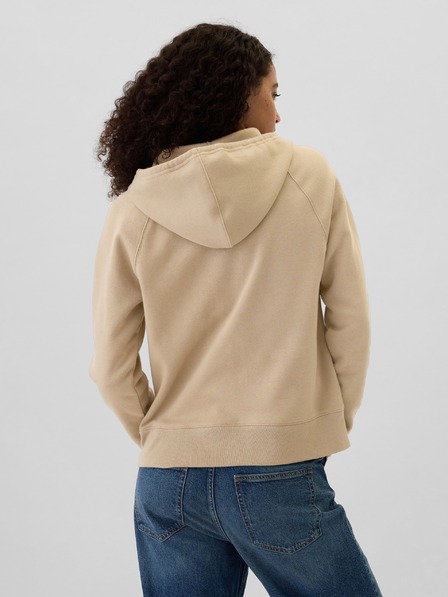 GAP Суитшърт с цип и лого на Gap