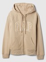 GAP Суитшърт с цип и лого на Gap