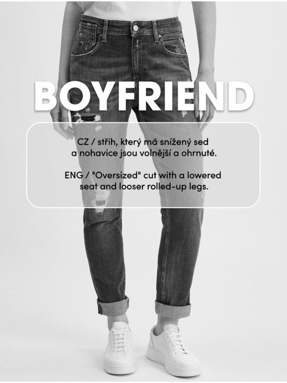 Orsay Тъмносини дамски boyfriend дънки ORSAY