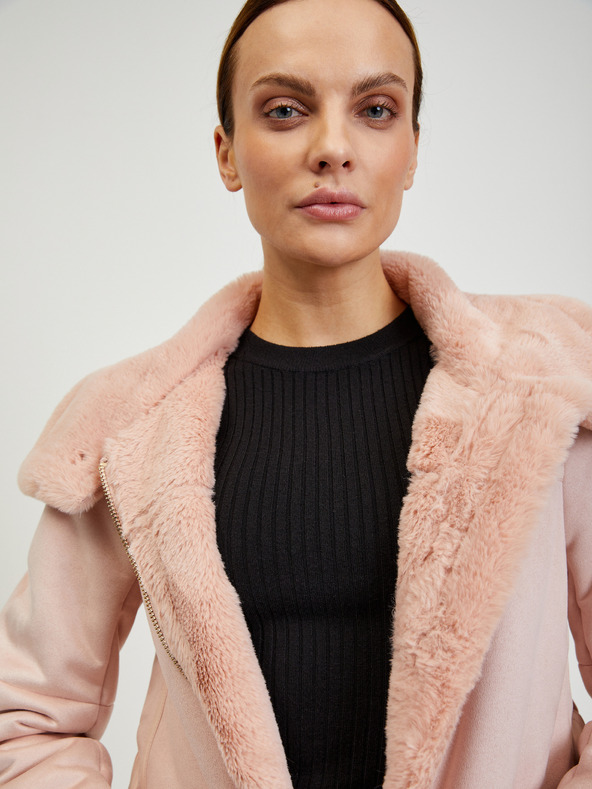 Orsay Розово дамско яке от велур ORSAY