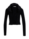 Orsay Черен дамски кардиган с изкуствен пух ORSAY
