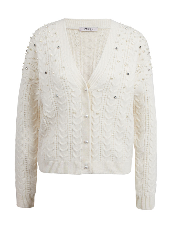 Orsay Кремава дамска жилетка ORSAY