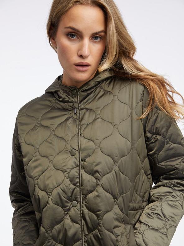 Orsay Леко ватирано дамско палто в цвят каки ORSAY