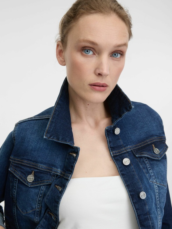 Orsay Тъмносиньо дамско дънково яке ORSAY