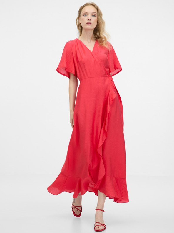 Orsay Червена дамска макси рокля ORSAY