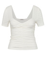 Orsay Кремава дамска тениска с къс ръкав ORSAY