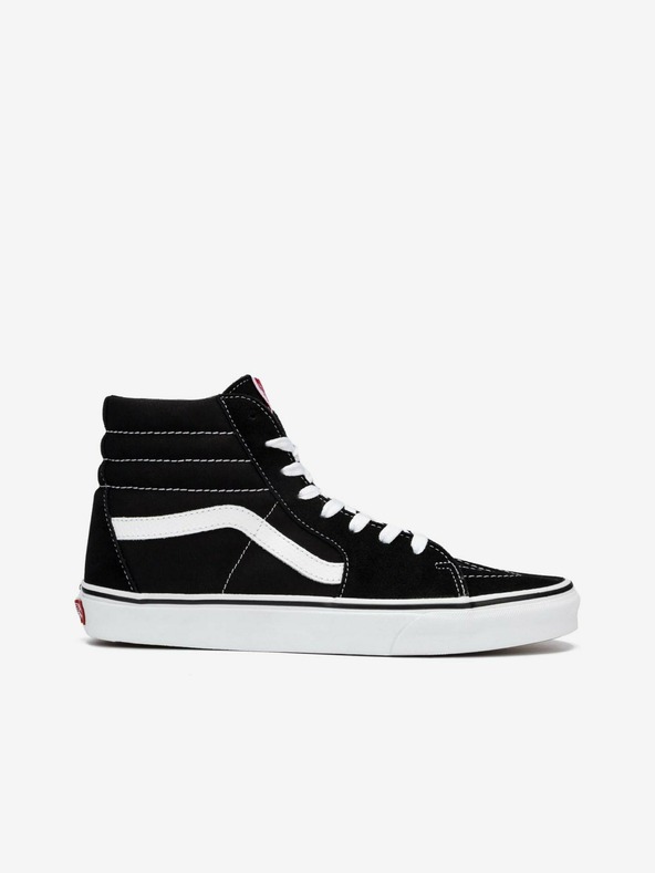 Vans Черни велурени боти VANS Sk8-Hi