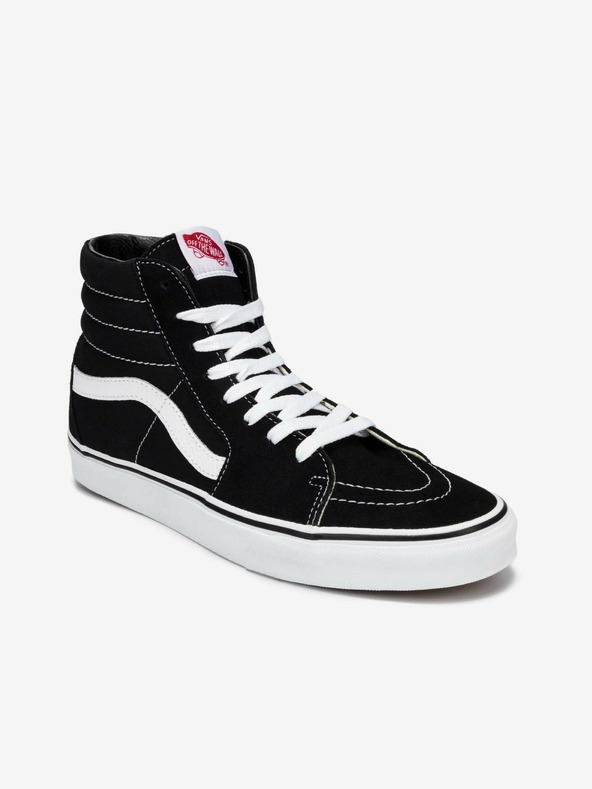 Vans Черни велурени боти VANS Sk8-Hi
