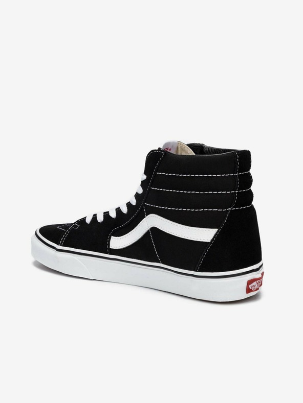 Vans Черни велурени боти VANS Sk8-Hi