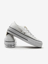Converse Бели Converse Chuck Taylor All Star платнени кецове на платформа