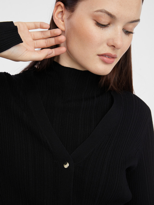 Orsay Черна дамска жилетка ORSAY