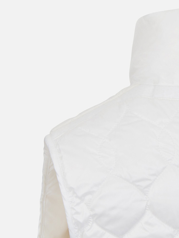 Geox Бяла дамска жилетка Geox Myluse