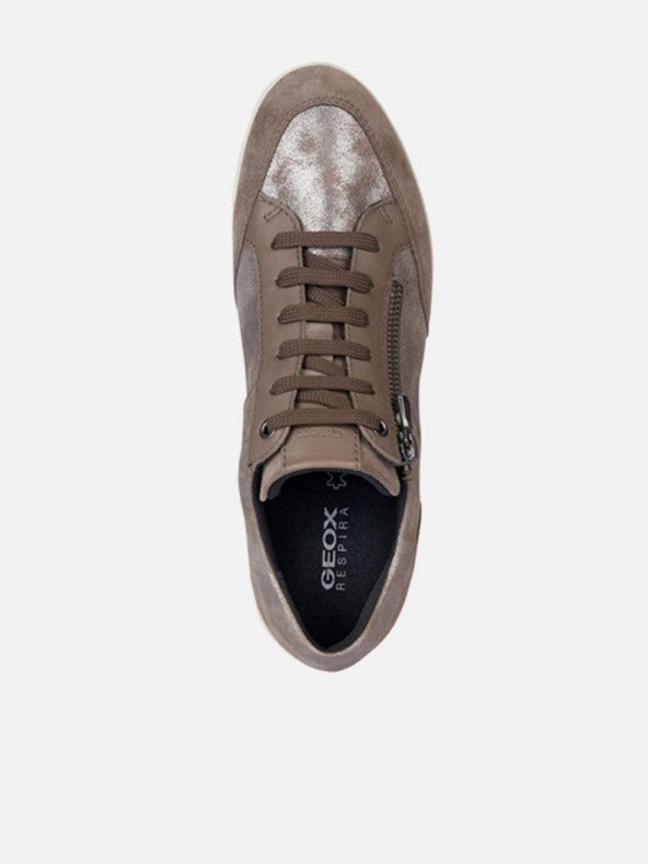 Geox Кафяви дамски маратонки Geox Myria