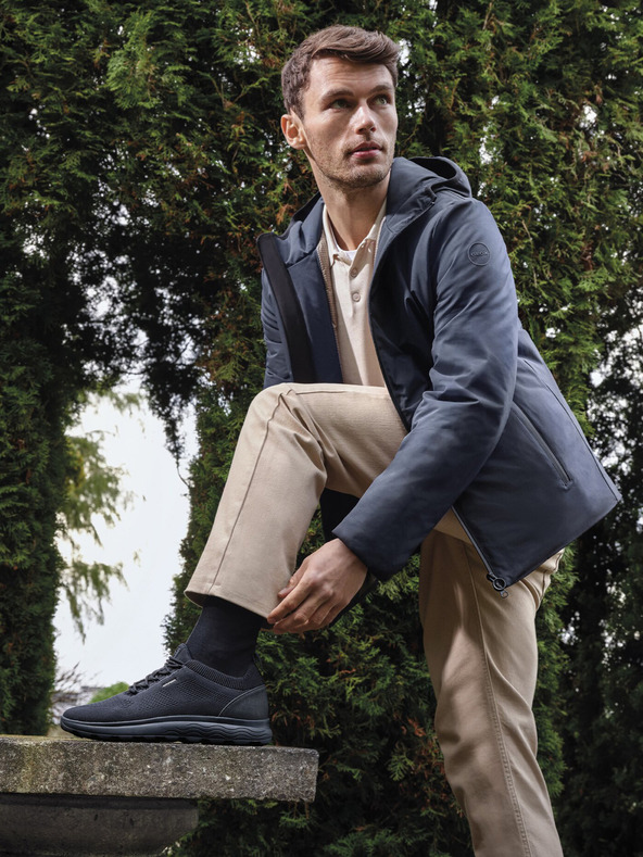 Geox Тъмно сини мъжки маратонки Geox Spherica