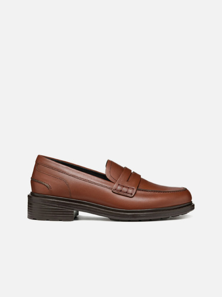 Geox Кафяви дамски мокасини Geox Walk Pleasure