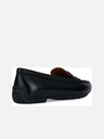 Geox Черни дамски мокасини Geox Kosmopolis + захващане