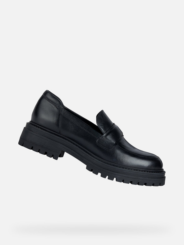 Geox Черни дамски мокасини Geox Iridea