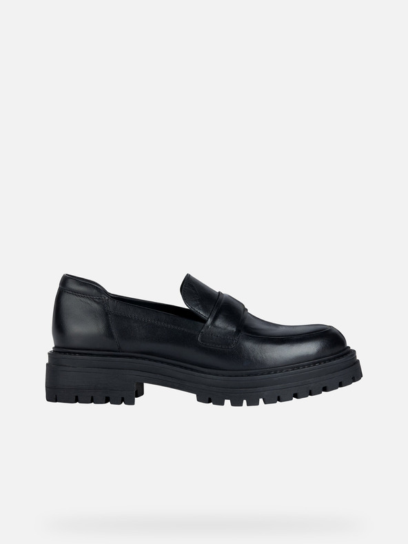 Geox Черни дамски мокасини Geox Iridea