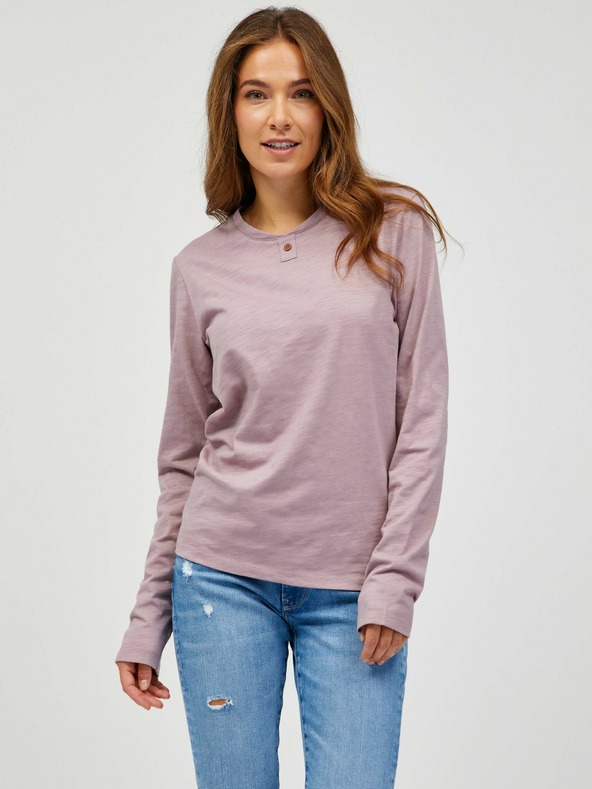 Sam 73 Старо розово дамско трико с дълъг ръкав SAM 73 Naivara