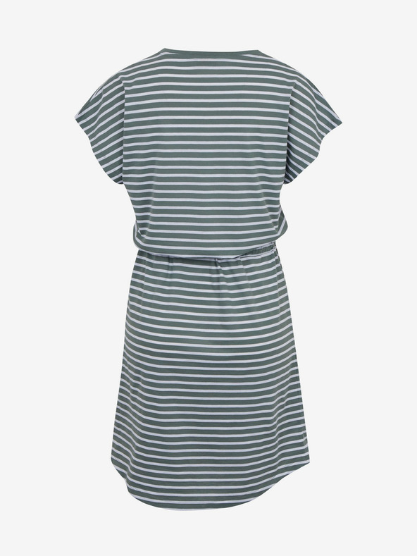 Sam 73 Бели и зелени дамски рокли на райета с връзки SAM73 Sagitta