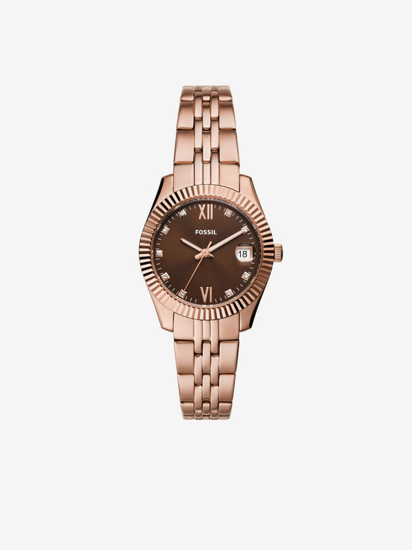 Fossil Дамски часовник Fossil Scarlette Rose Gold