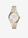 Fossil Сребърен златен дамски часовник Fossil Scarlette