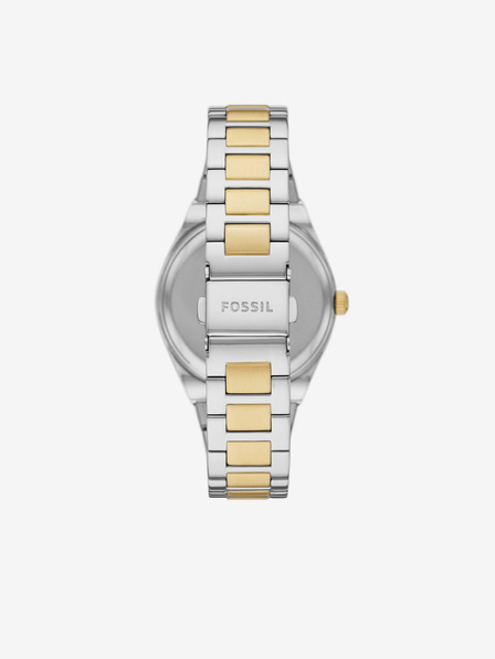 Fossil Сребърен златен дамски часовник Fossil Scarlette