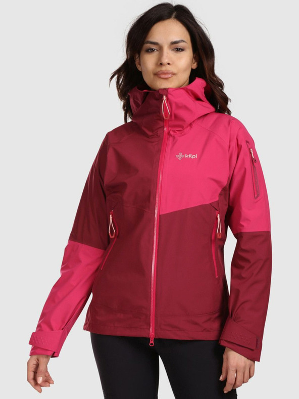 Kilpi Дамско непромокаемо яке Hardshell Kilpi MAMBA-W Dark Red