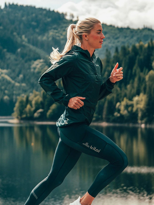 Kilpi Kilpi Дамско ултралеко яке за бягане ANORI-W тъмнозелено