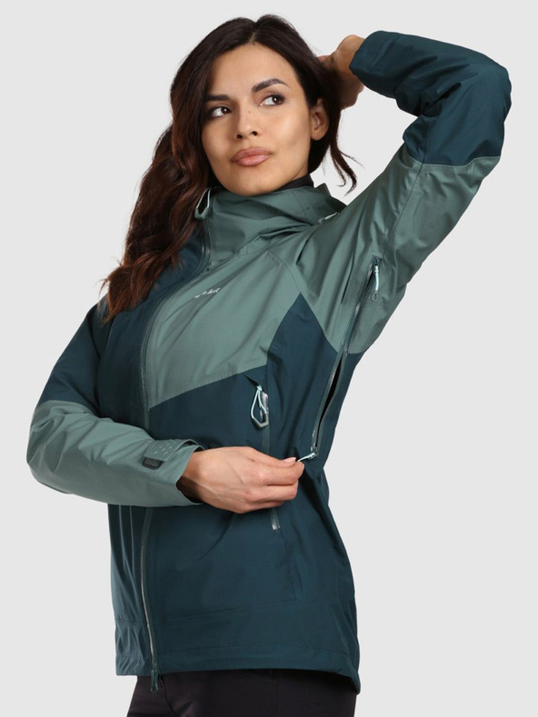 Kilpi Дамско водоустойчиво яке Kilpi MAMBA-W Dark Green