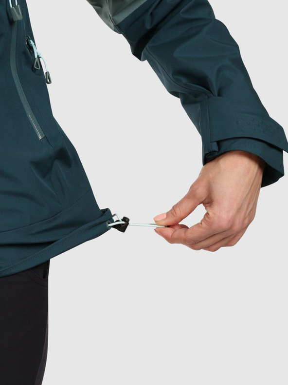 Kilpi Дамско водоустойчиво яке Kilpi MAMBA-W Dark Green
