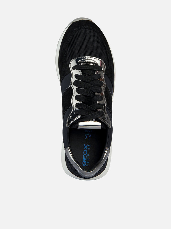 Geox Черни дамски маратонки Geox Spherica Vseries