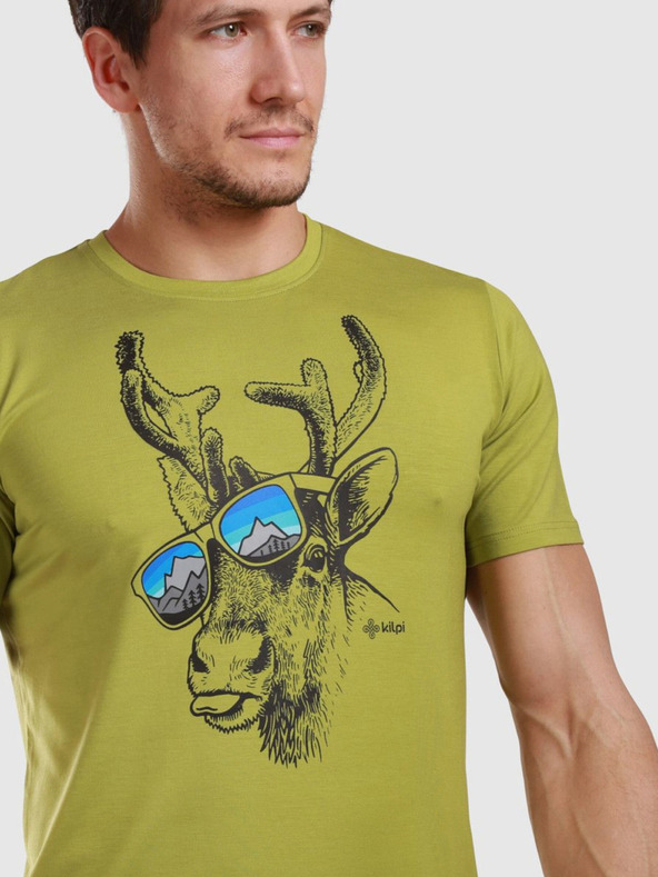 Kilpi Мъжка функционална тениска Kilpi GAROVE-M Зелен