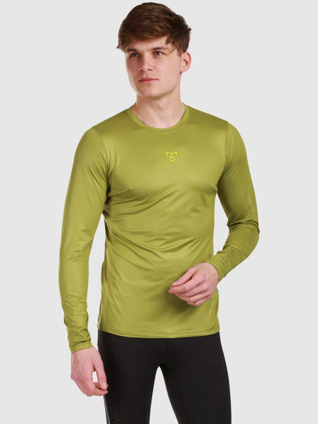 Kilpi Мъжка функционална тениска с дълъг ръкав Kilpi SPOLETO-M Зелен
