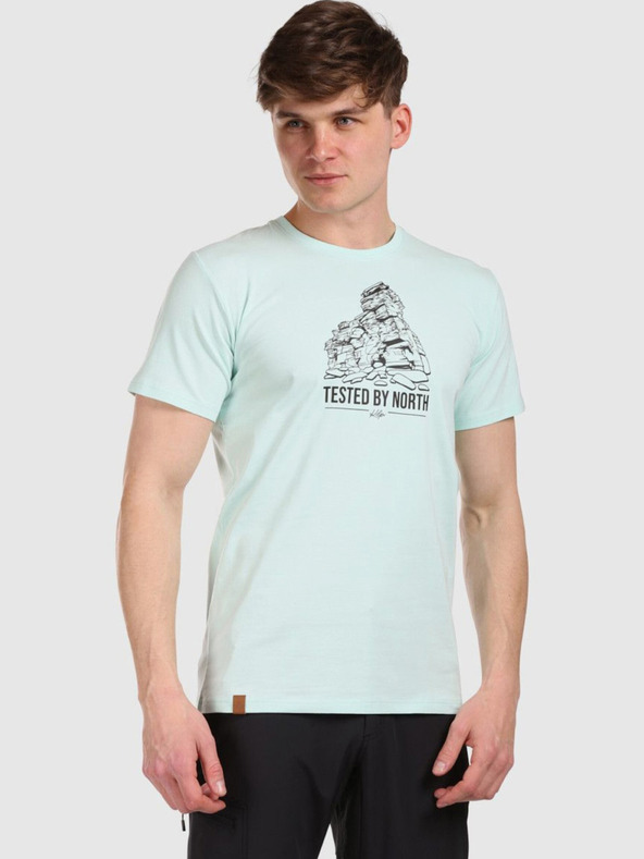 Kilpi Мъжка памучна тениска Kilpi DISCOVER-M Menthol