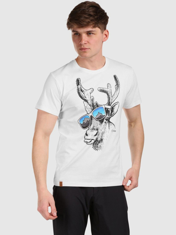 Kilpi Мъжка памучна тениска Kilpi DISCOVER-M White