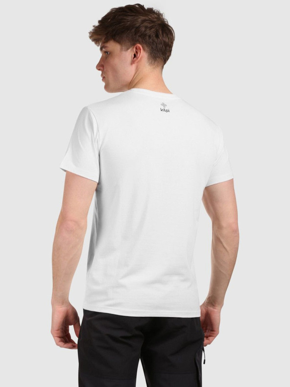Kilpi Мъжка памучна тениска Kilpi DISCOVER-M White