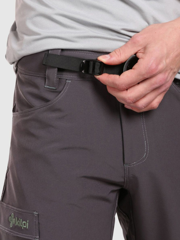Kilpi Мъжки къси панталони с джобове Kilpi KILKIS-M тъмно сиво