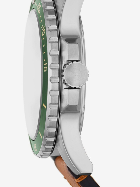 Fossil Сребърен мъжки часовник Fossil Blue