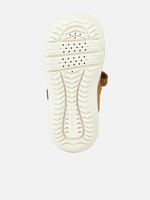 Geox Жълти детски анкл обувки Geox Hyroo