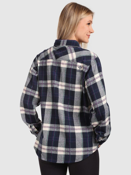 Kilpi Дамска спортна фланелена риза Kilpi FLANNY-W Blue